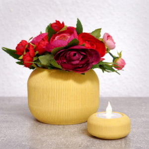 Teelichthalter und Blumenvase "Edyta"