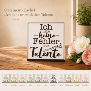 Statement Kachel - Talente