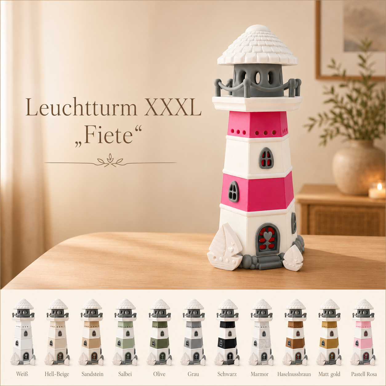 Leuchtturm XXXL Fiete