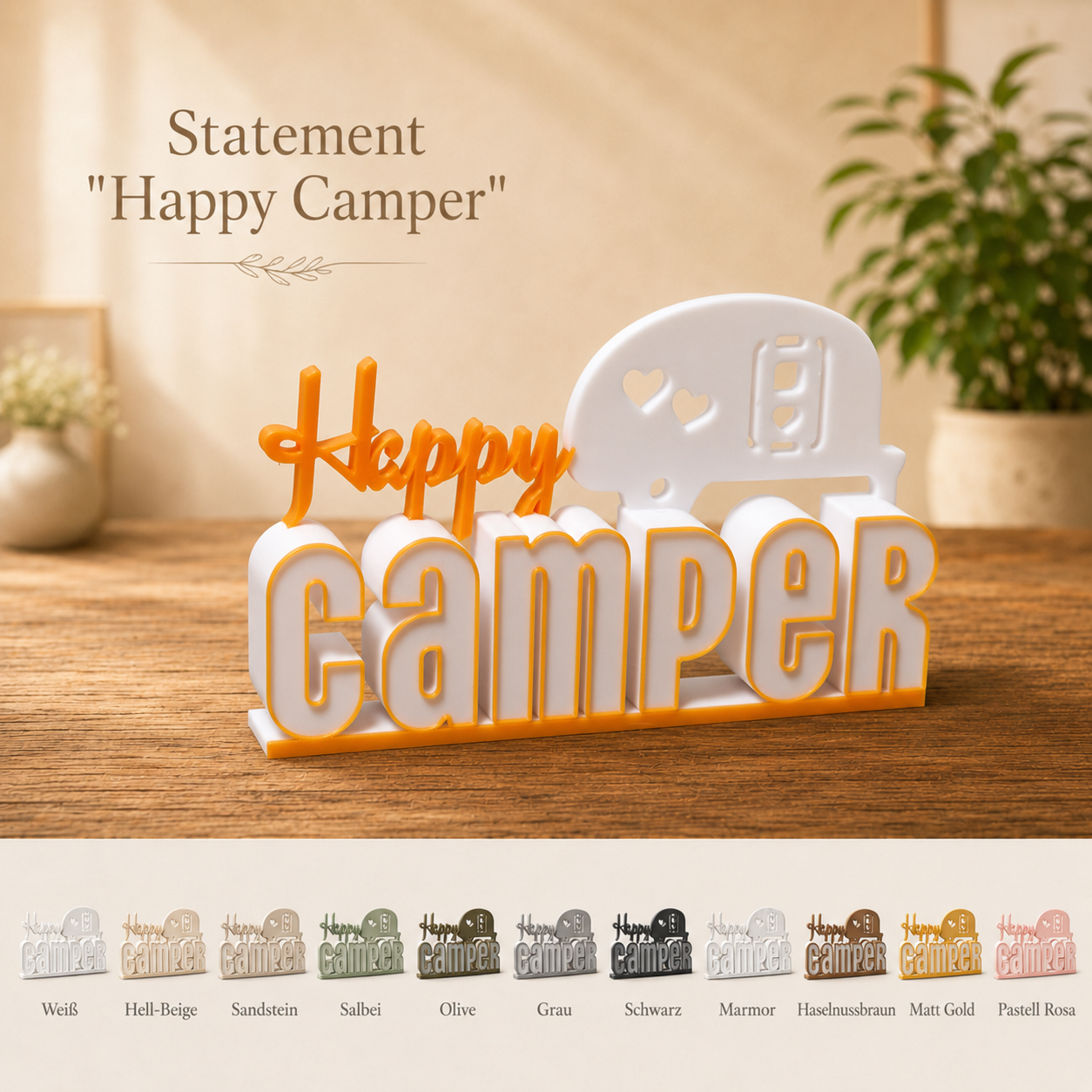 Statement Happy Camper