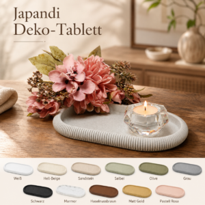 Japandi Deko Tablett