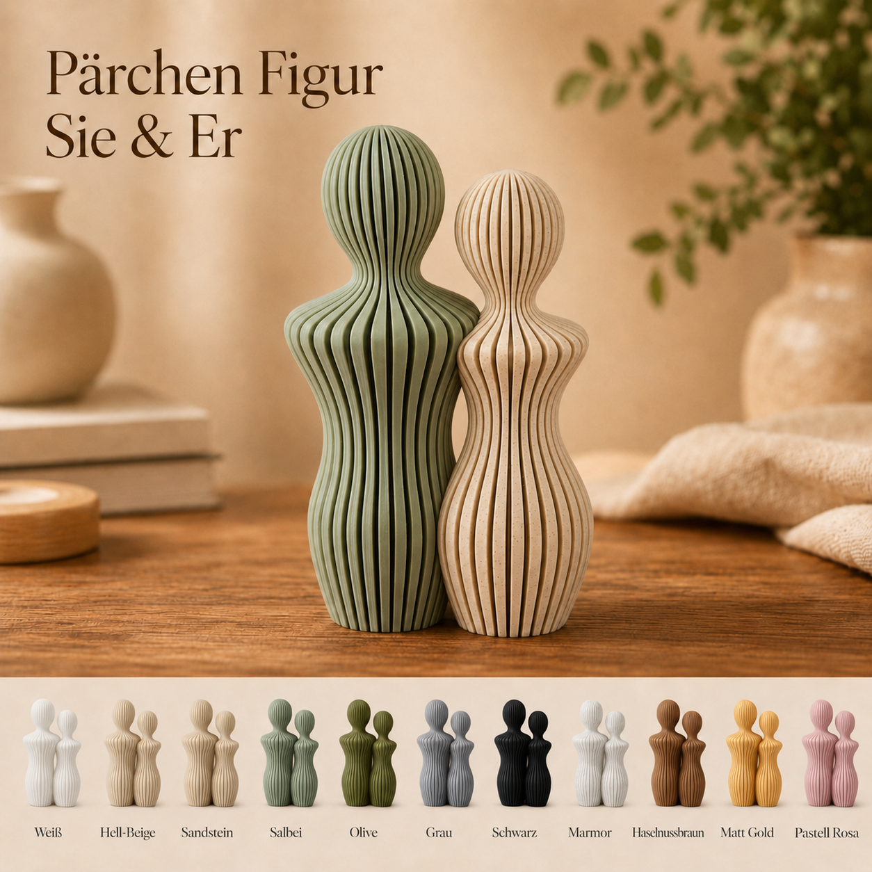 Pärchen Figur Sie & Er