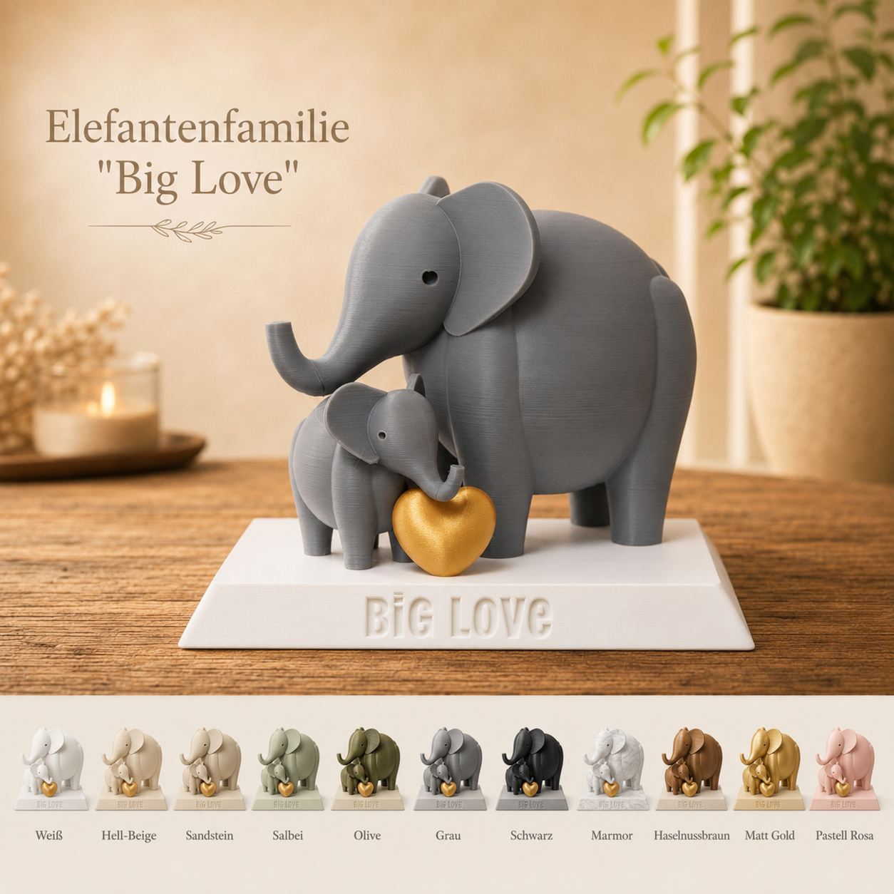 Elefantenfamilie Big Love