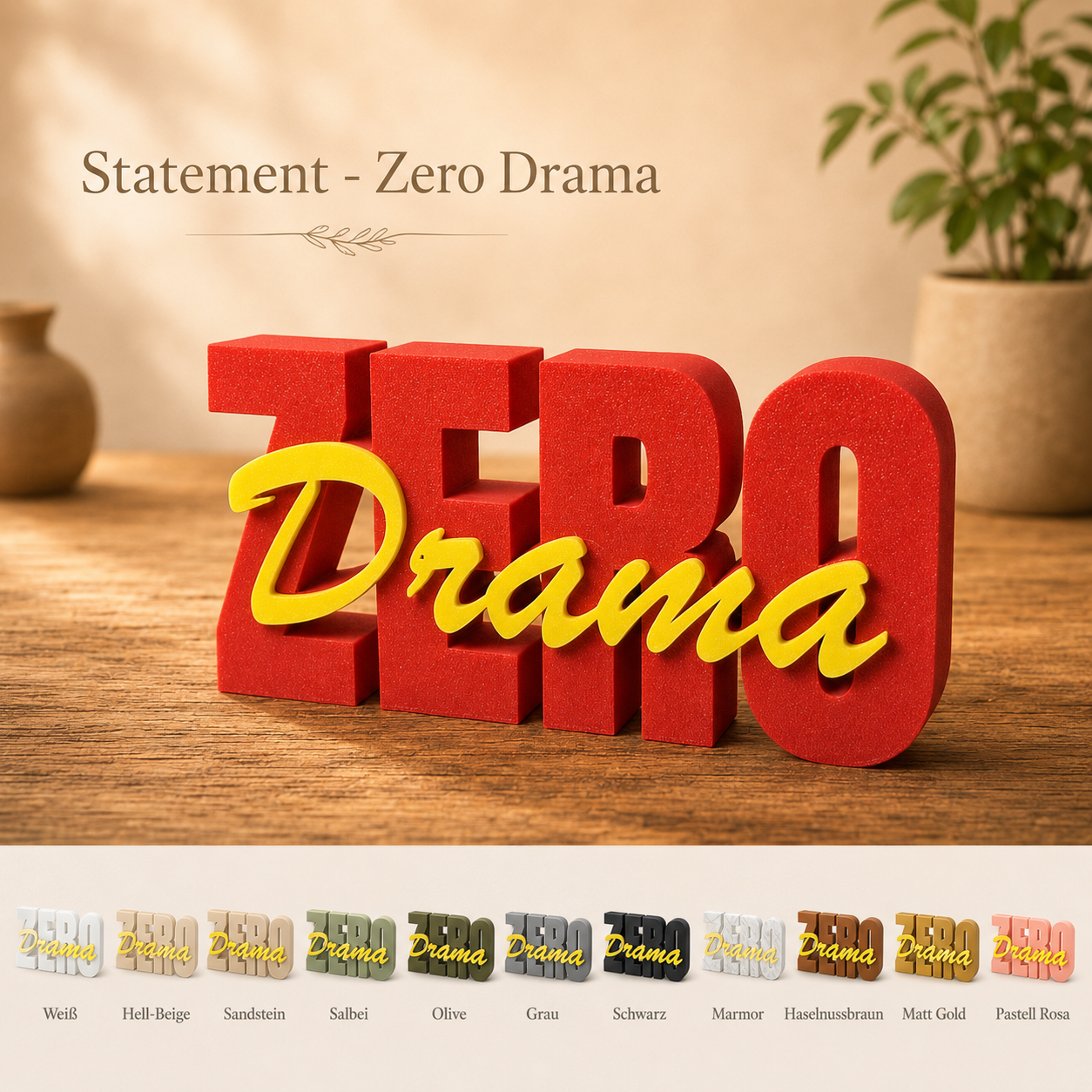 Statement Zero Drama