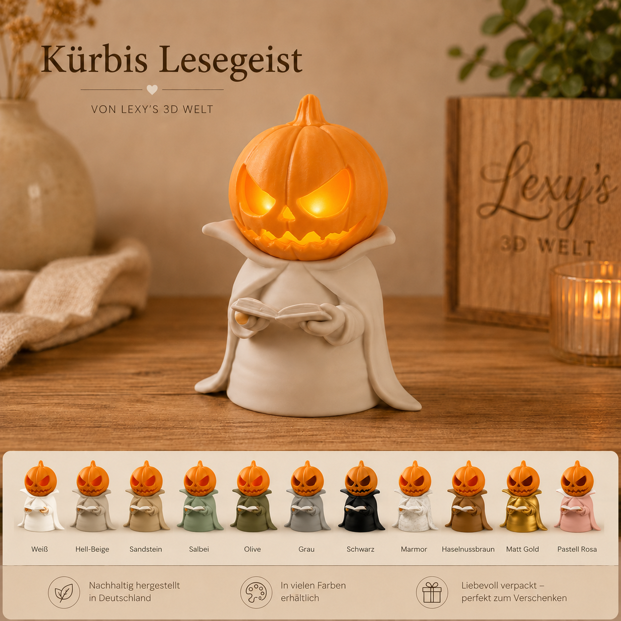 Kürbis Lesegeist