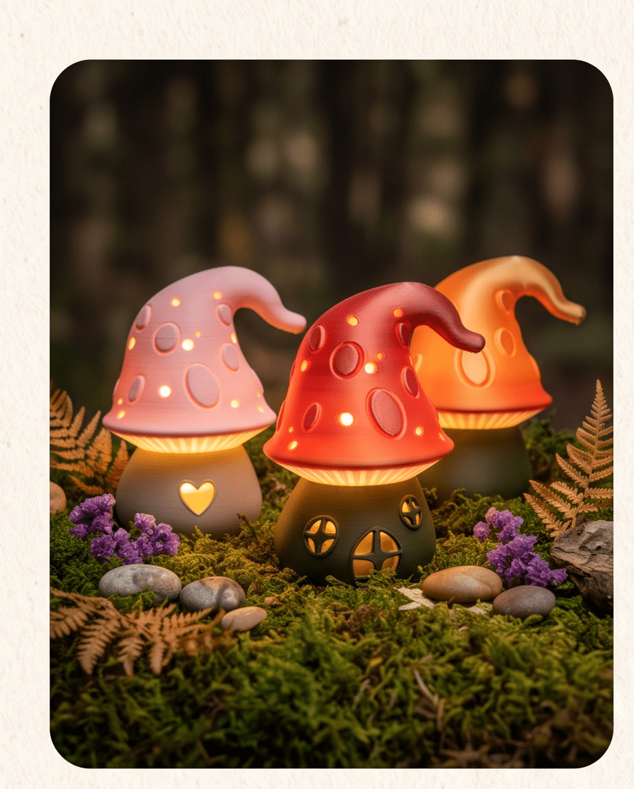 Lichterpilze LED Deko