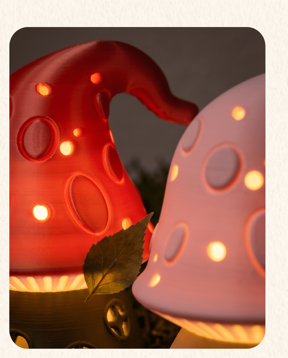 Lichterpilze LED Deko