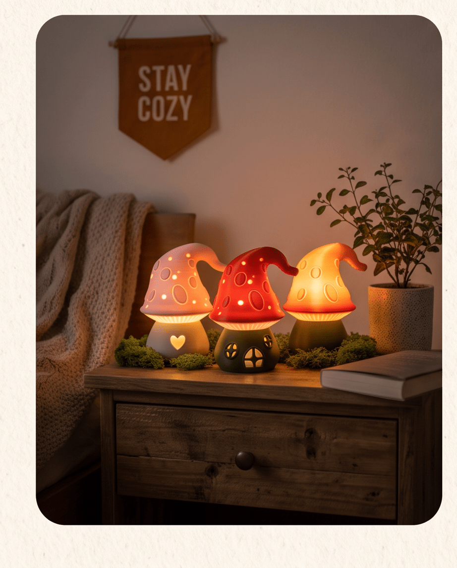 Lichterpilze LED Deko