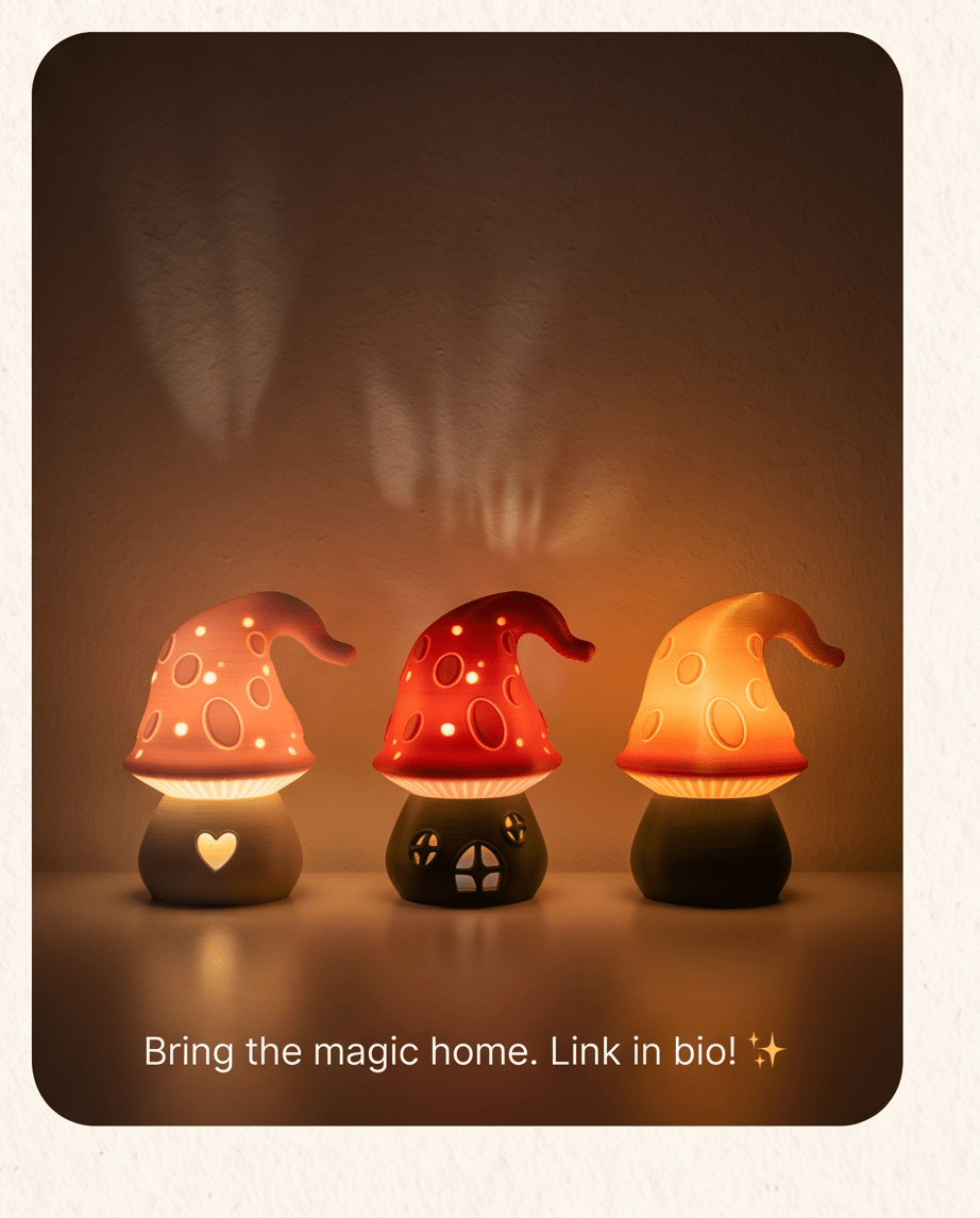 Lichterpilze LED Deko