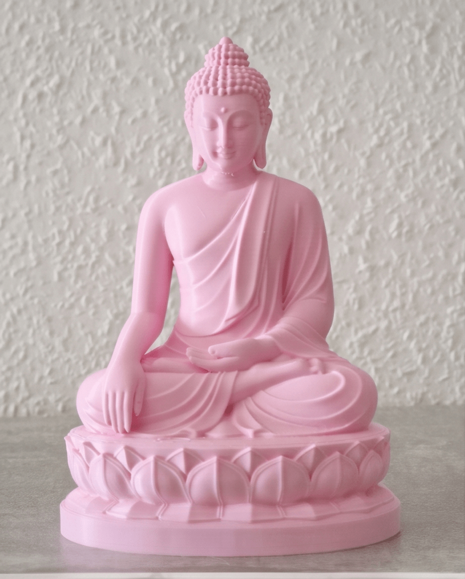 Buddha auf Lotusblüte