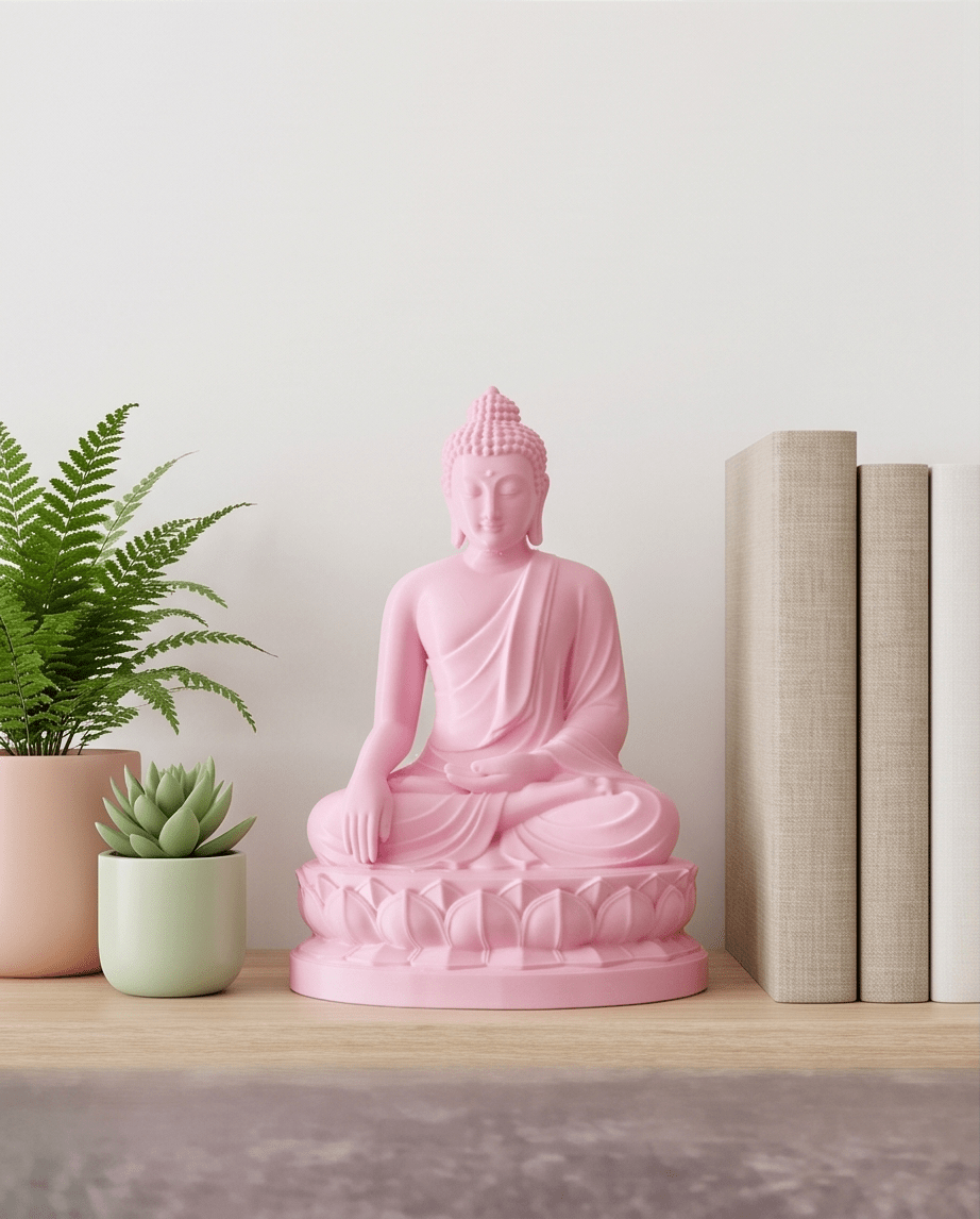 Buddha auf Lotusblüte