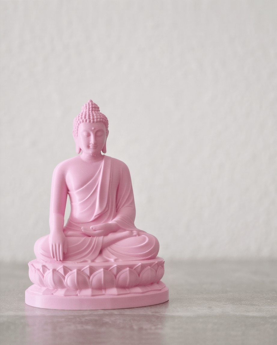 Buddha auf Lotusblüte