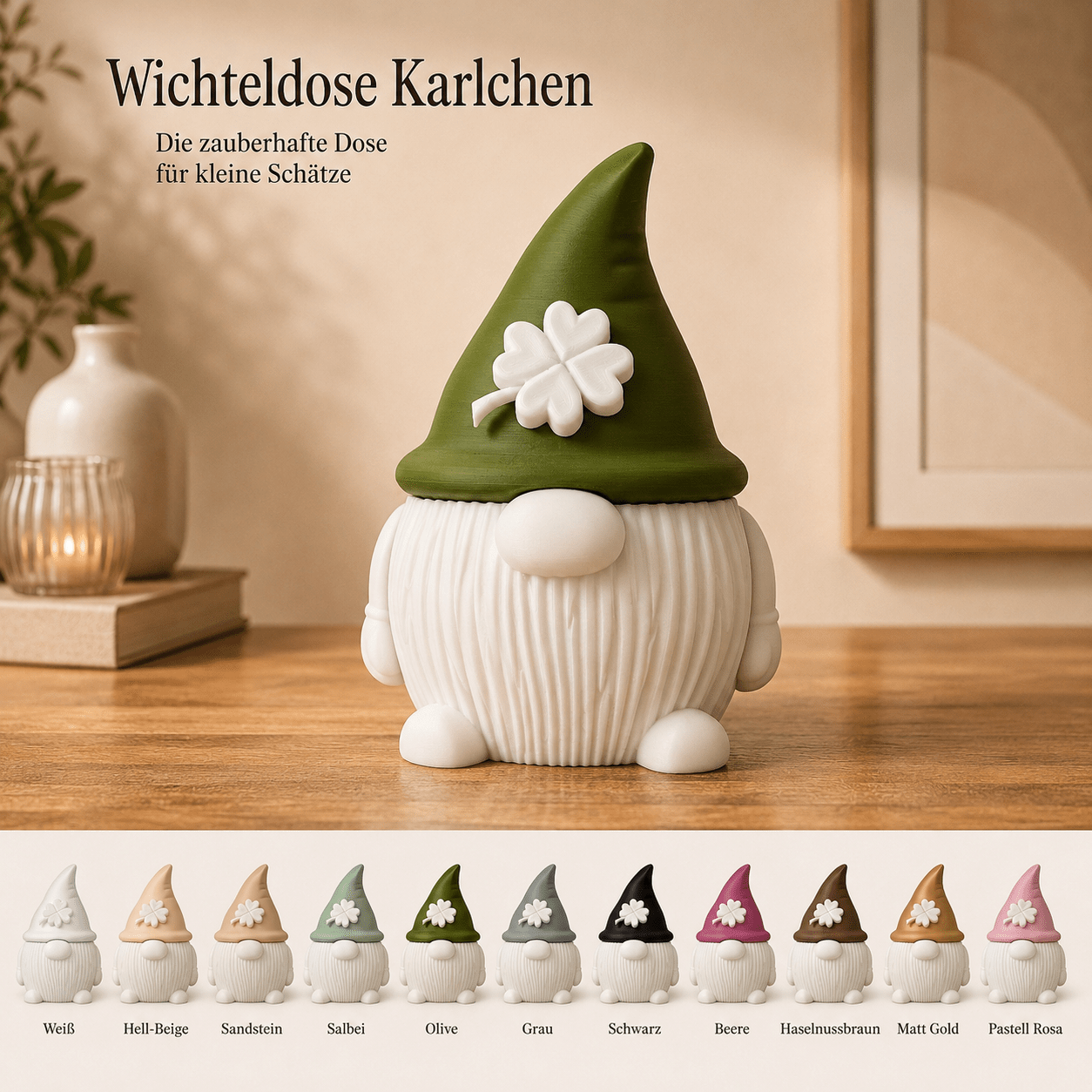 Wichtel Karlchen - Geschenkdose oder einfach zum selbst behalten