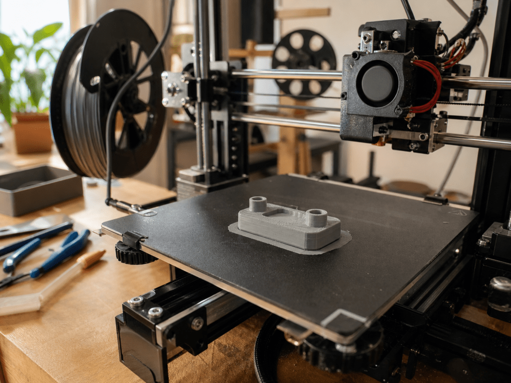 Erster Testdruck auf einem frühern Drucker