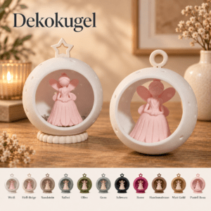 Dekokugel offen und geschlossen
